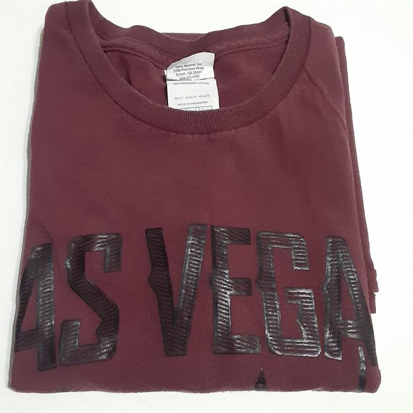 Delta Pro Weight Men's Las Vegas Nevada Short Sleeve T Shirt in Size L - Picture 3 of 5